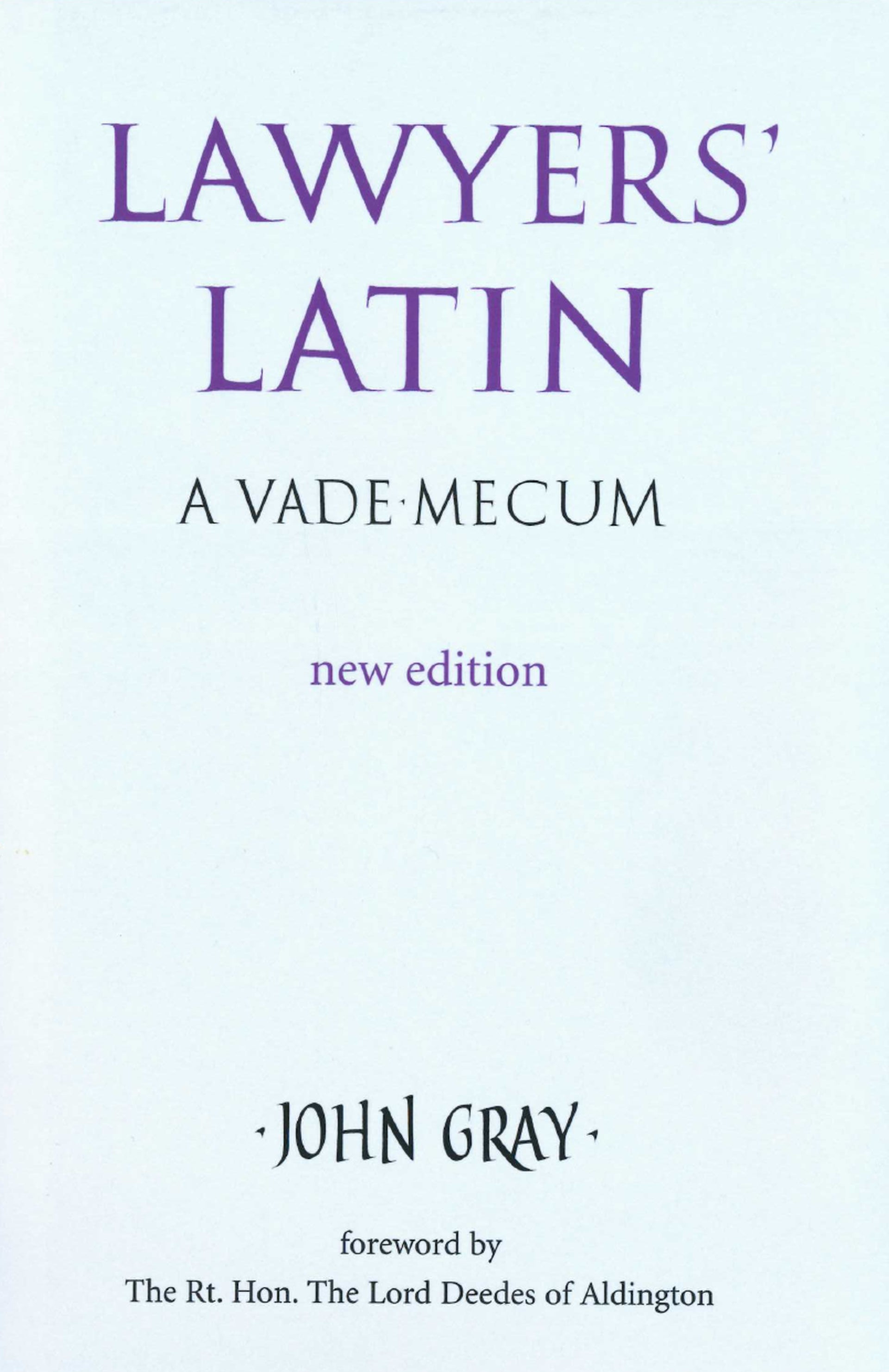 Lawyers' Latin