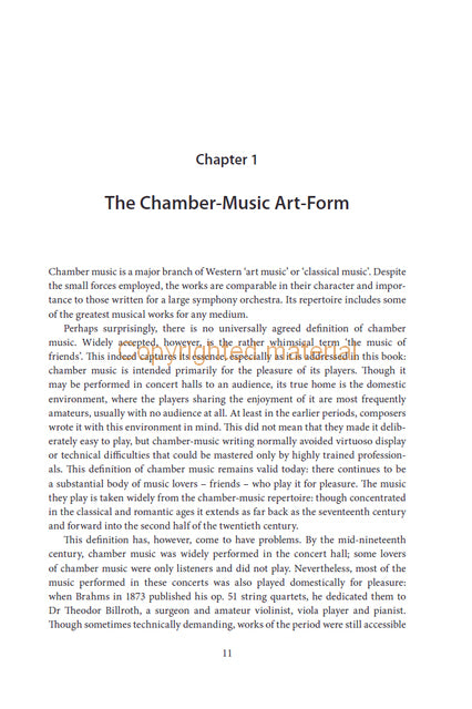 A Player&#39;s Guide to Chamber Music