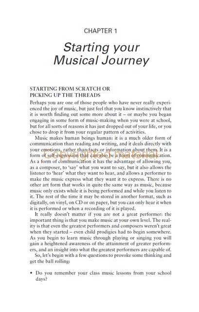 Learning a Musical Instrument