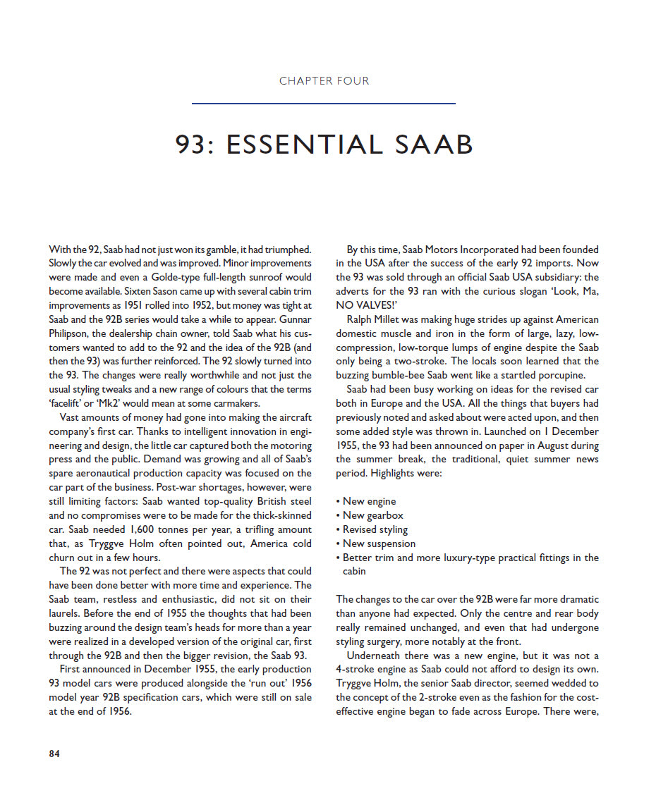 Saab 92-96V4 - The Original Saab