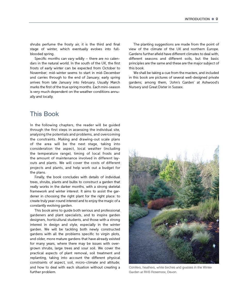 Designing and Creating a Winter Garden