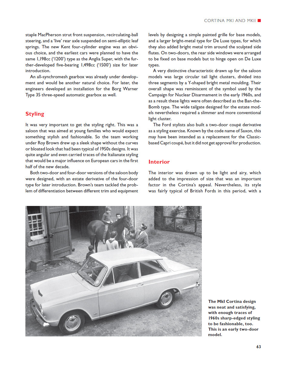 British Ford Cars of the 1960s and 1970s