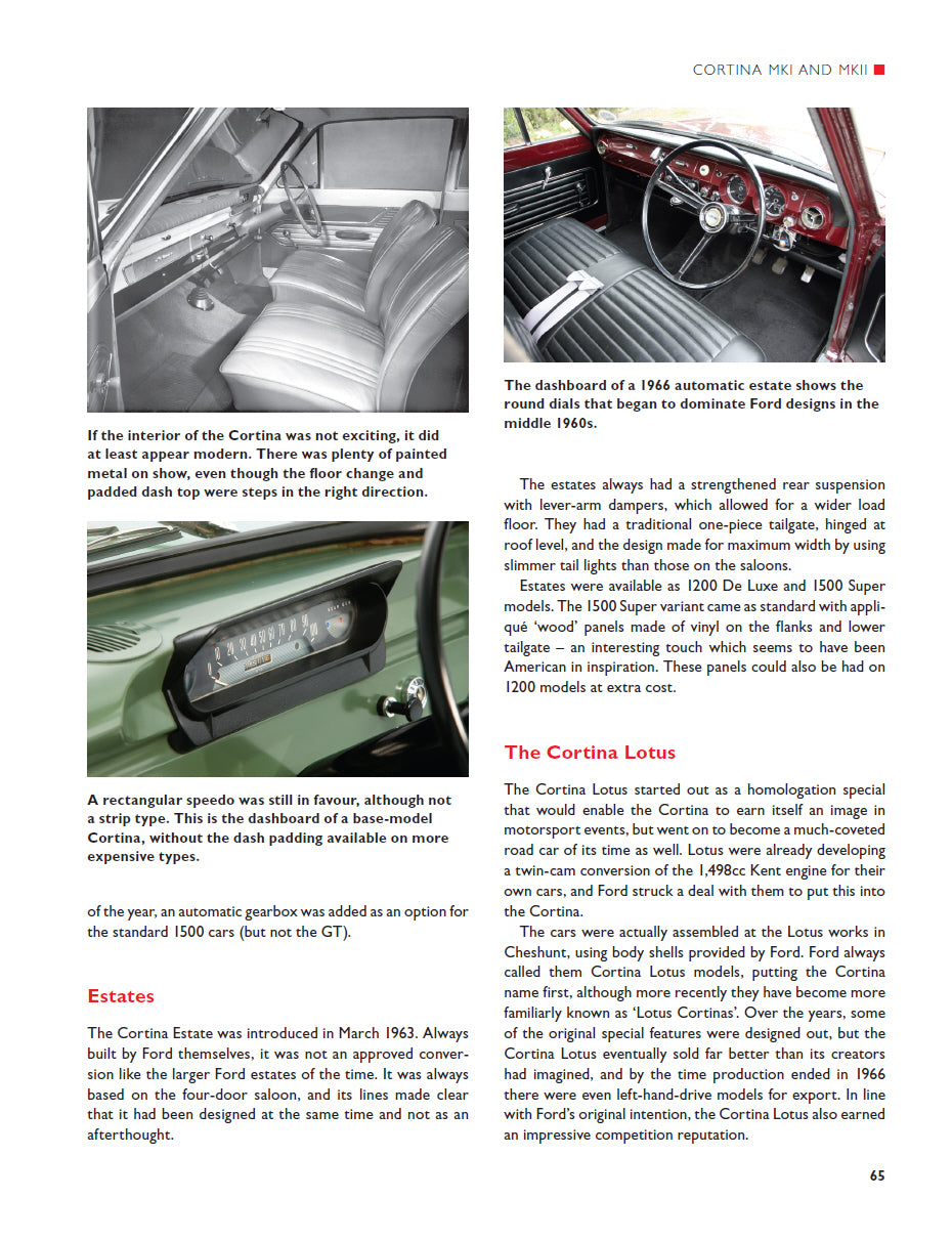 British Ford Cars of the 1960s and 1970s