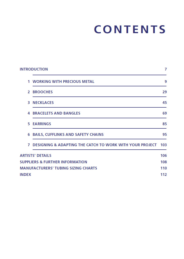 Fastenings and Findings for Jewellers