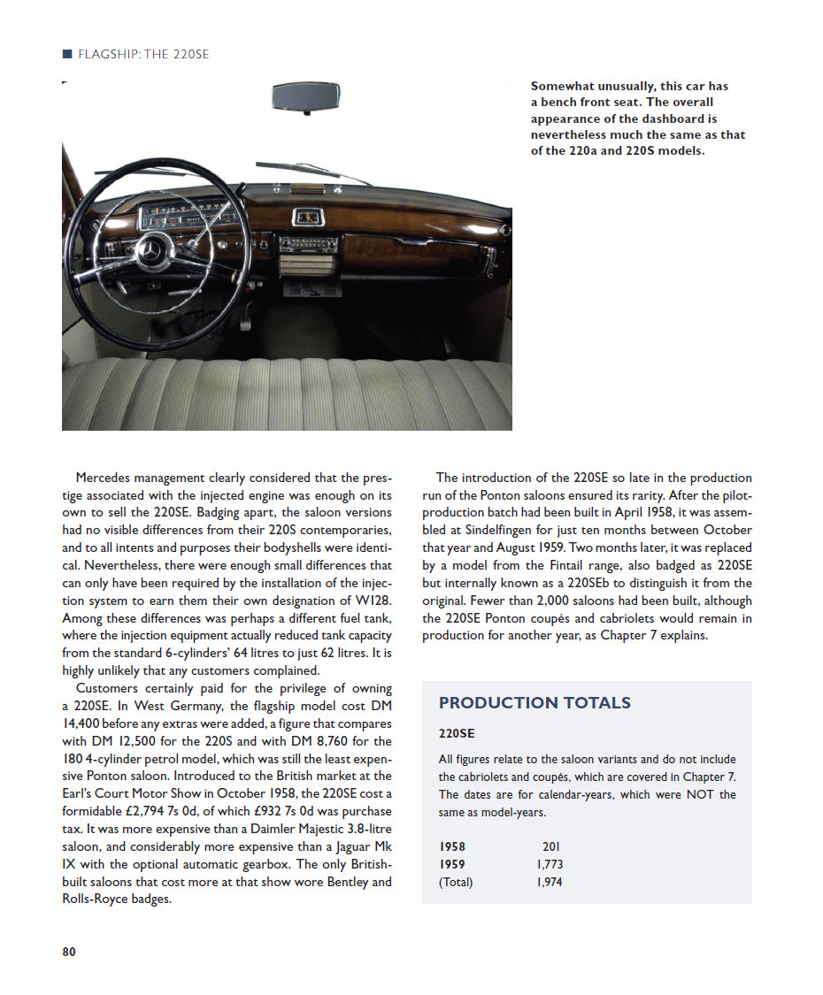 The Mercedes-Benz Ponton and 190SL