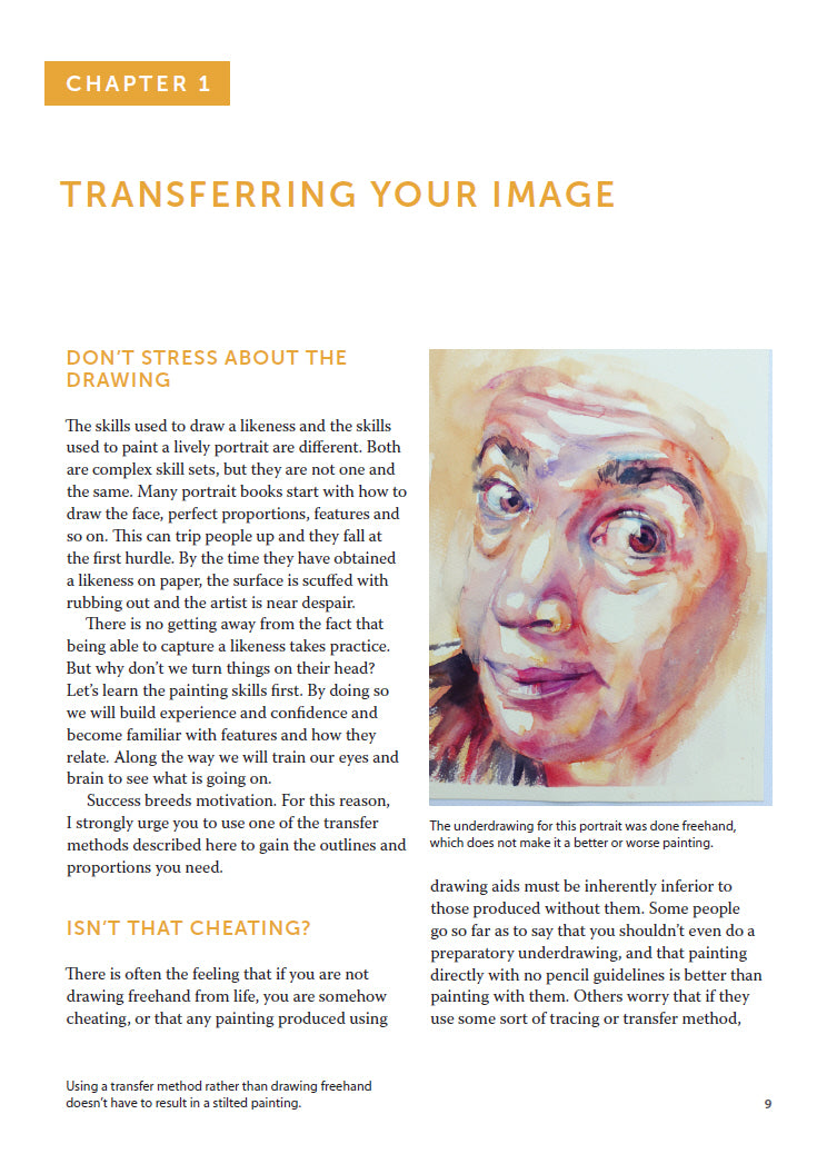 Painting Portraits in Watercolour