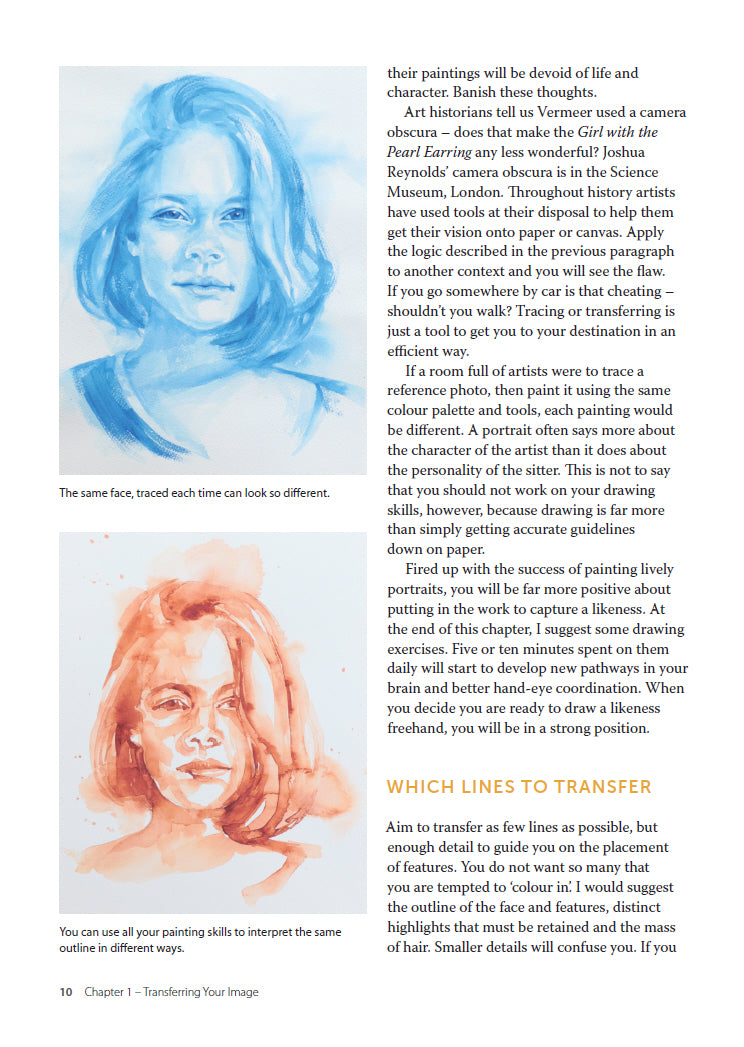Painting Portraits in Watercolour