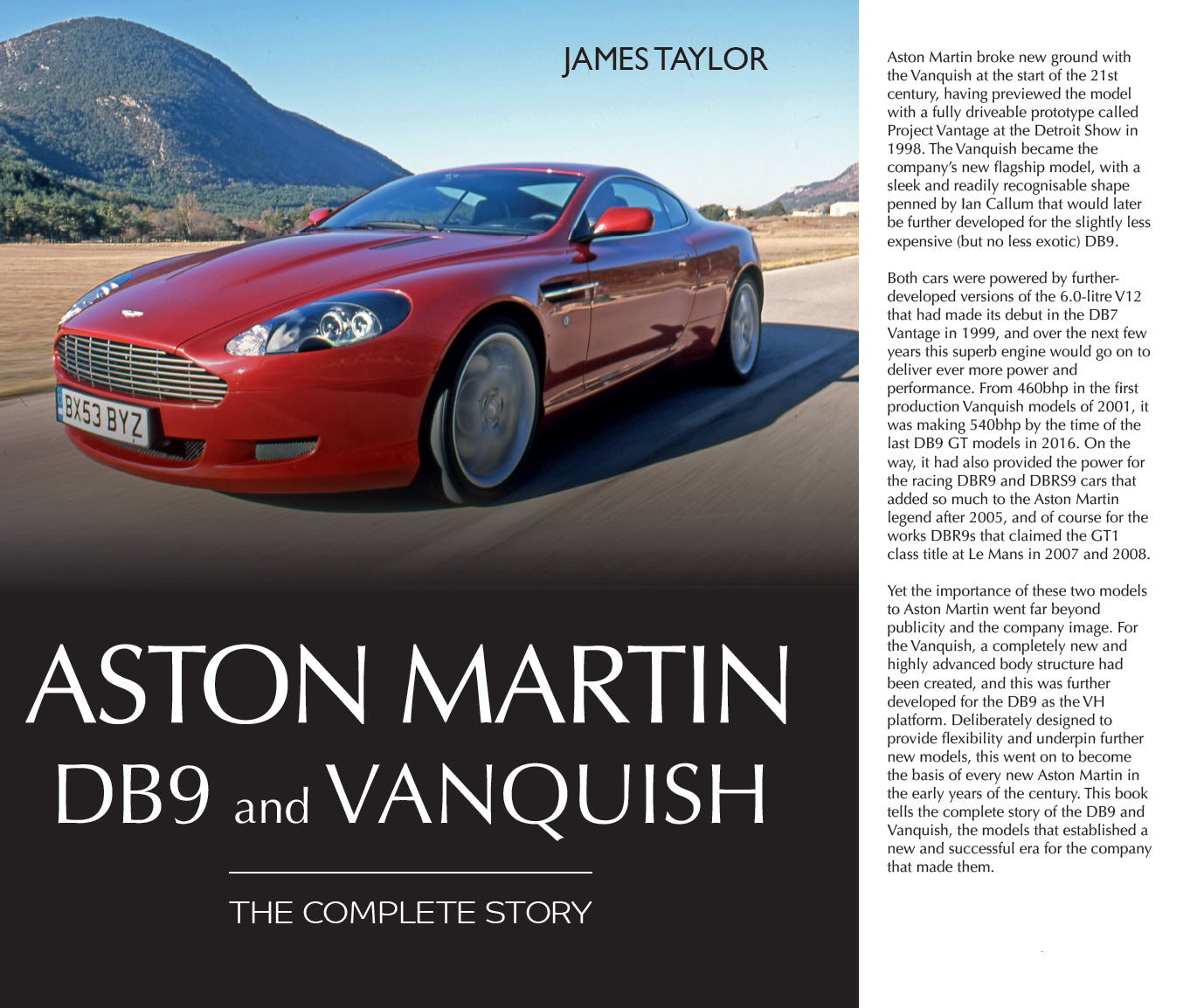 Aston Martin DB9 and Vanquish