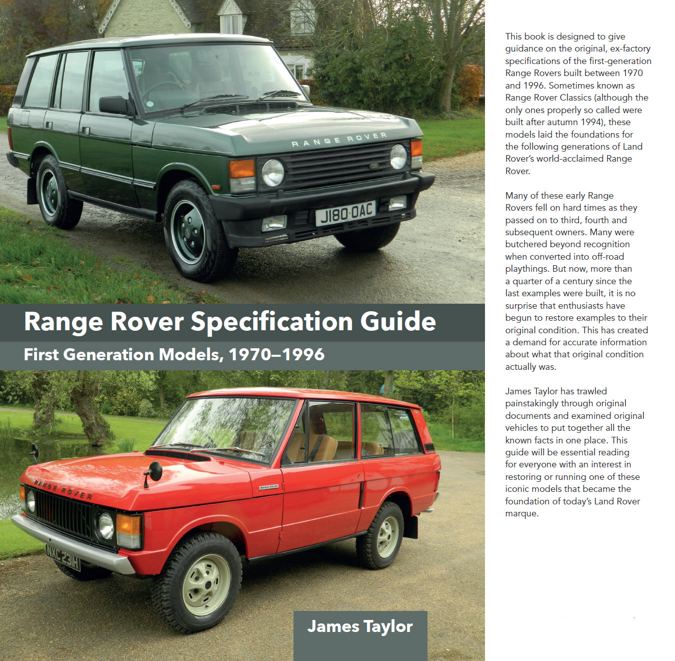 Range Rover Specification Guide