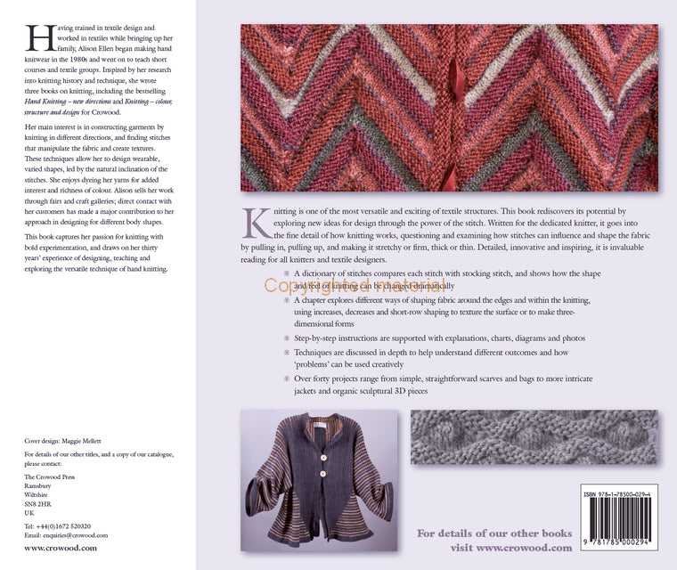 Knitting Stitch-led Design