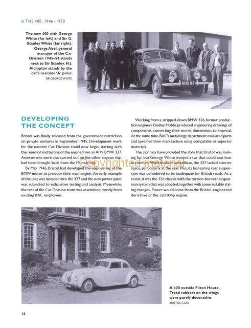 Bristol Cars Model by Model