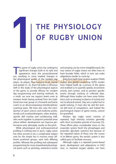 Strength and Conditioning for Rugby Union