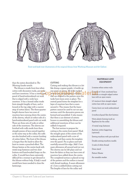 Making Edwardian Costumes for Women