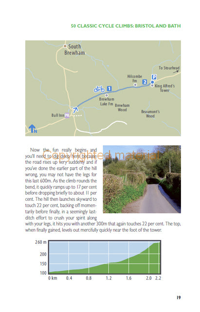 50 Classic Cycle Climbs: The Bristol-Bath Region