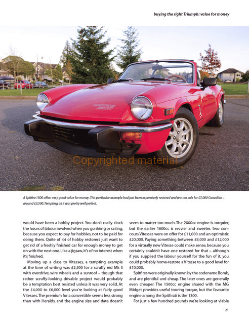 Everyday Modifications for Your Triumph Spitfire&amp;#44; Herald&amp;#44; Vitesse and GT6