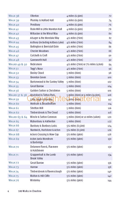 100 Walks in Cheshire