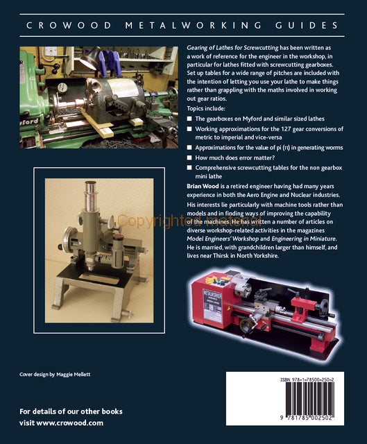 Gearing of Lathes for Screwcutting