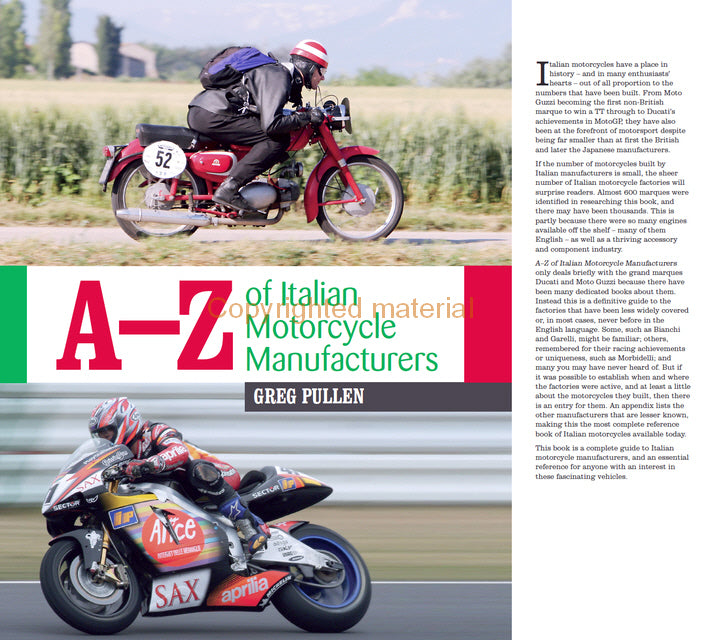 A-Z of Italian Motorcycle Manufacturers