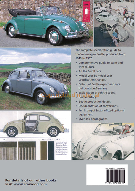 VW Beetle Specification Guide 1949-1967