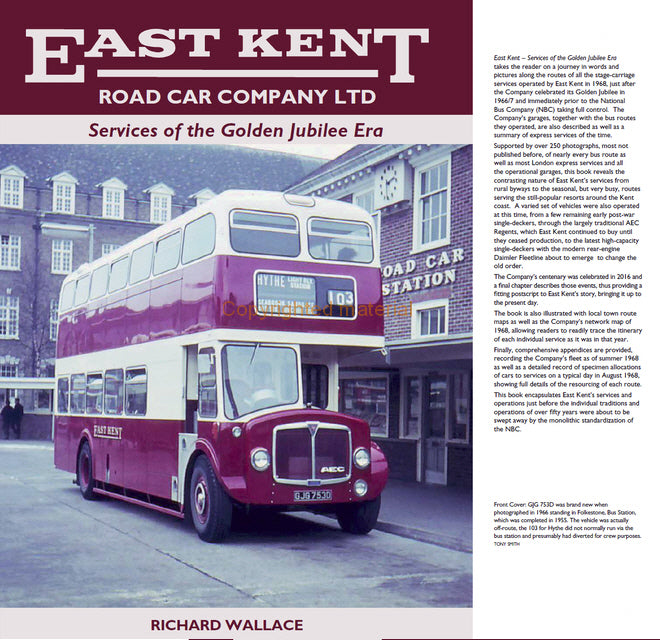 East Kent Road Car Company Ltd: Services of the Golden Jubilee Era