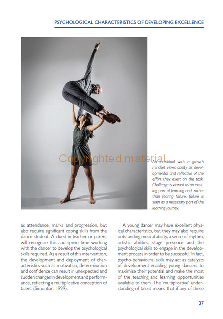 Performance Psychology for Dancers