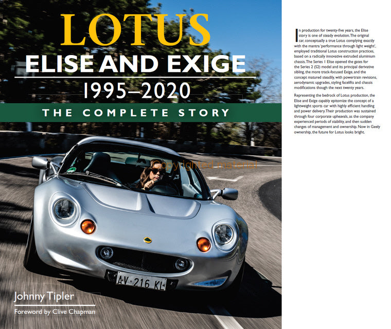Lotus Elise and Exige 1995-2020