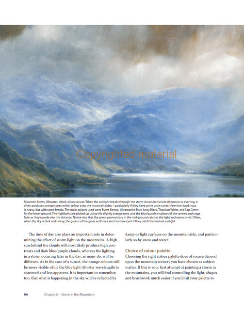 Painting the Mountain Landscape
