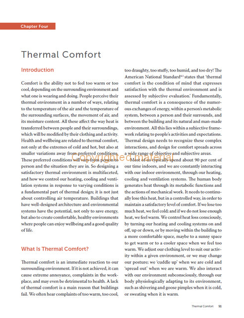 Thermal Design of Buildings