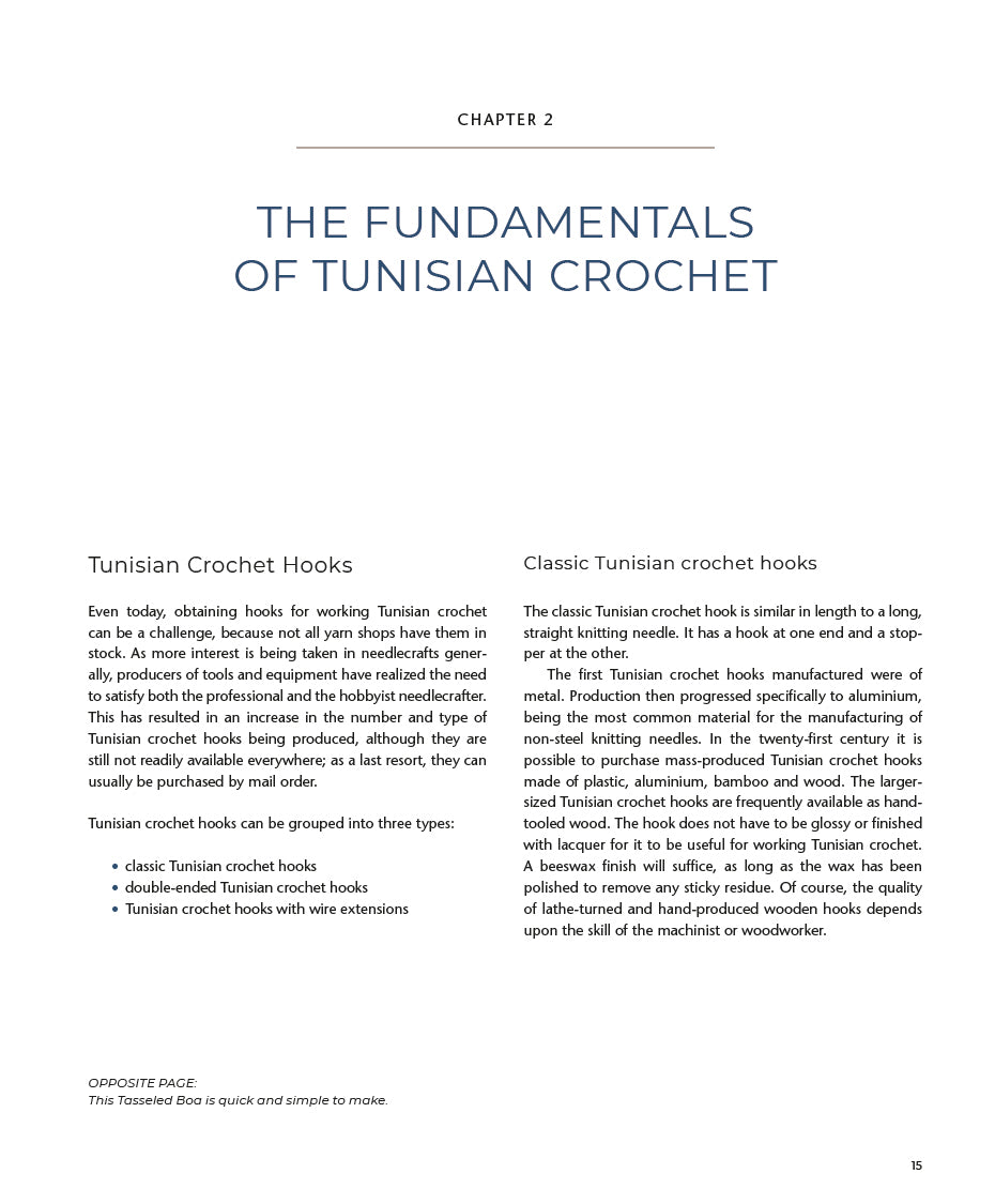 The Art of Tunisian Crochet