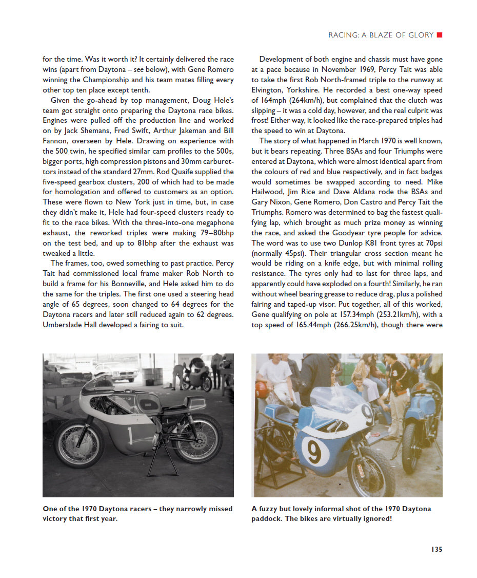 Triumph Trident and BSA Rocket 3