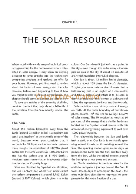 Domestic Solar Energy