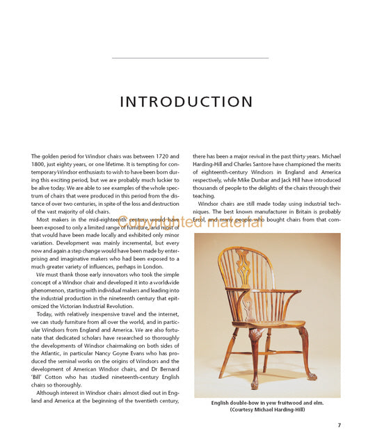 Windsor Chairmaking