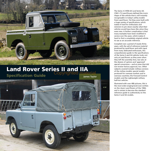 Land Rover Series II and IIA Specification Guide