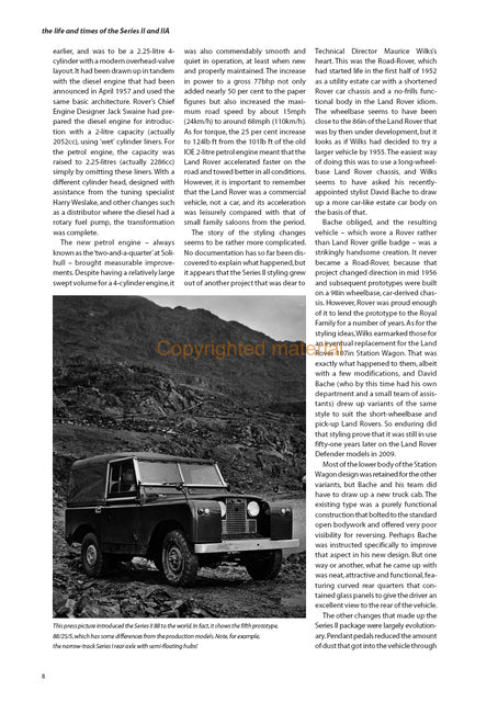 Land Rover Series II and IIA Specification Guide