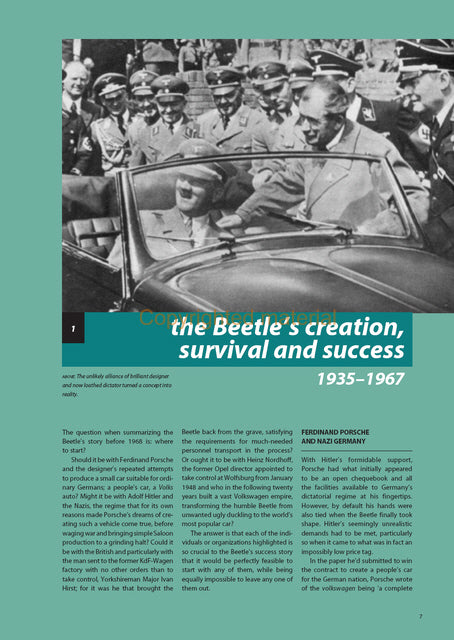 VW Beetle Specification Guide 1968-1980