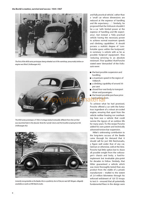VW Beetle Specification Guide 1968-1980
