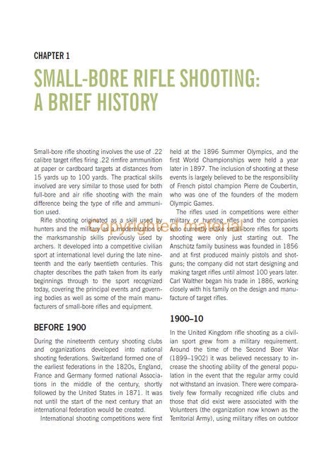 Smallbore Rifle Shooting