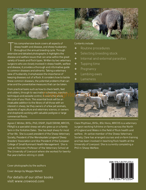 Sheep Health&#44; Husbandry and Disease