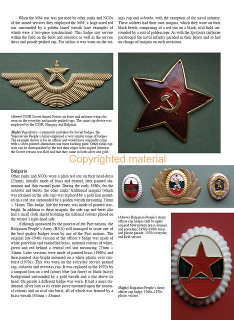 EM36 Warsaw Pact Badges