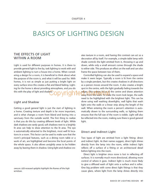 Residential Lighting Design