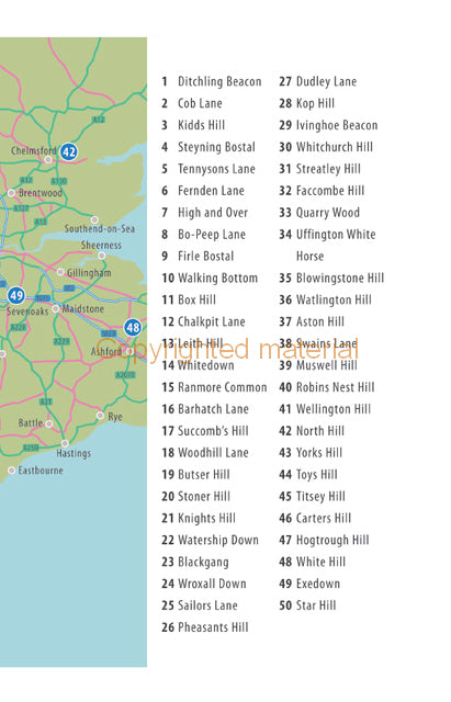 50 Classic Cycle Climbs: London &amp; South East