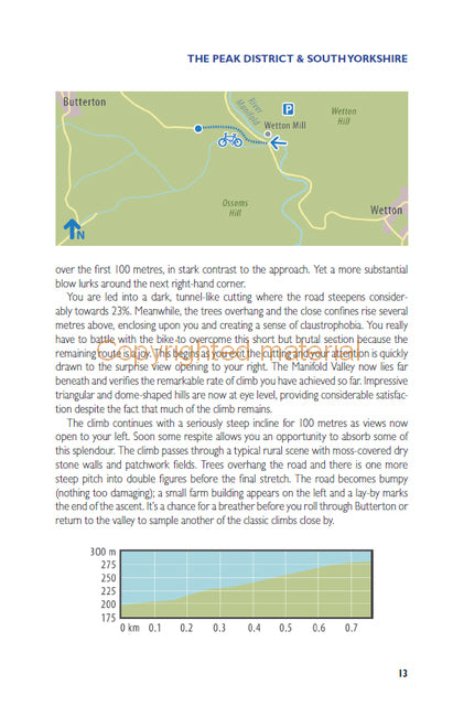 50 Classic Cycle Climbs: Yorkshire &amp; Peak District