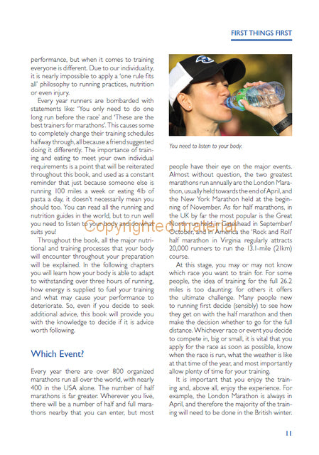 The Marathon and Half Marathon