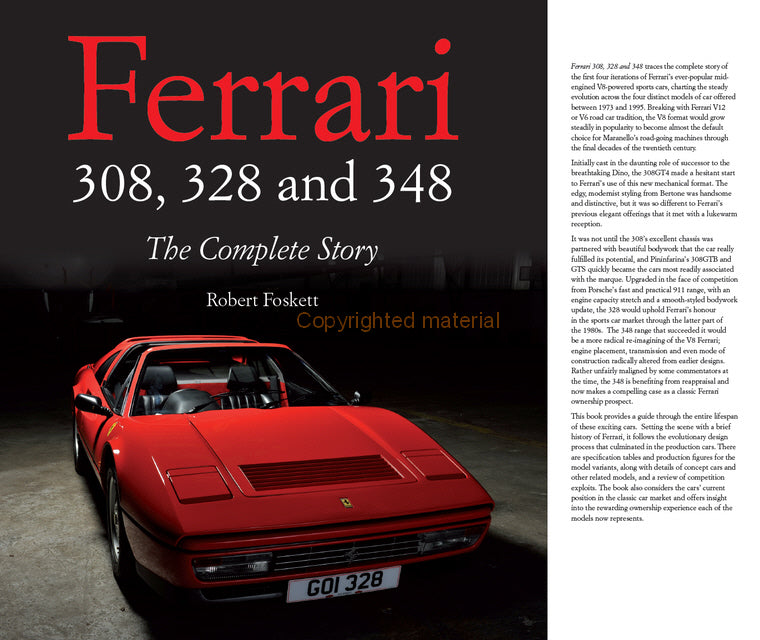Ferrari 308&#44; 328 and 348