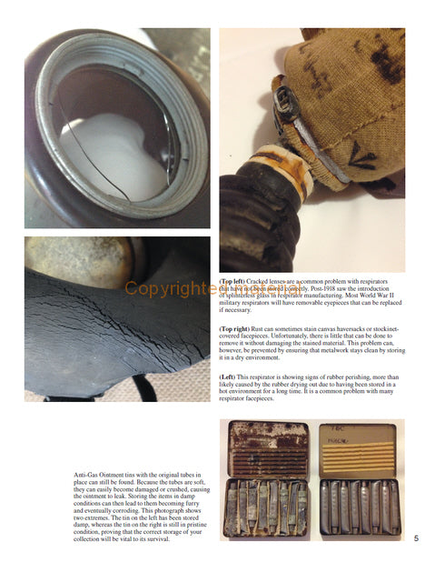 British Military Respirators and Anti-Gas Equipment of the Two World Wars