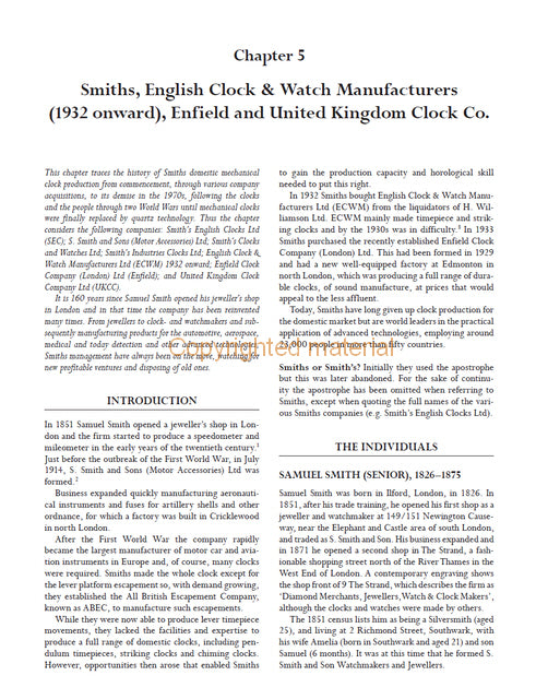 Clockmaking in England and Wales in the Twentieth Century