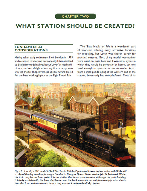 Modelling Railway Stations