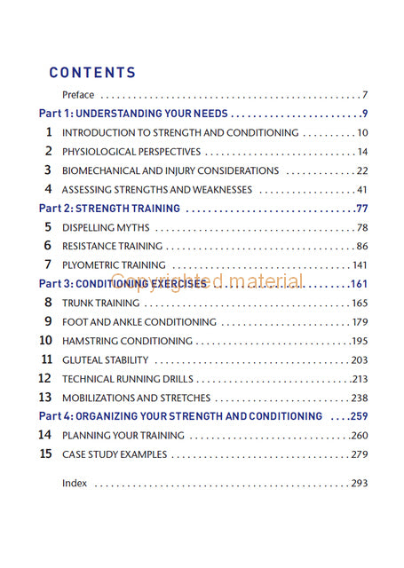 Strength and Conditioning for Endurance Running