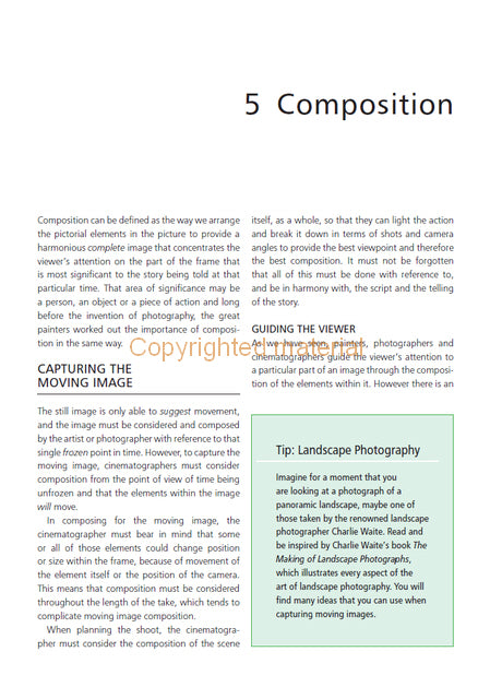 Understanding Cinematography
