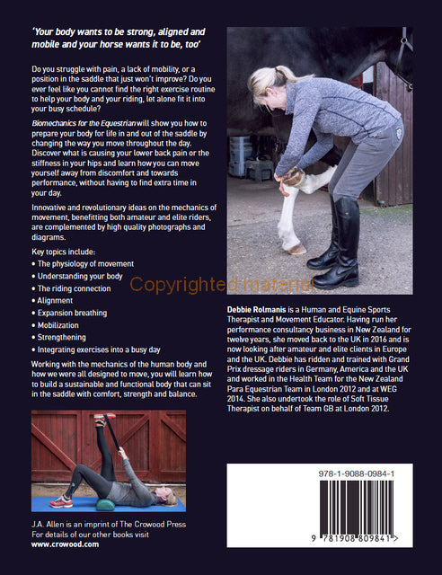Biomechanics for the Equestrian